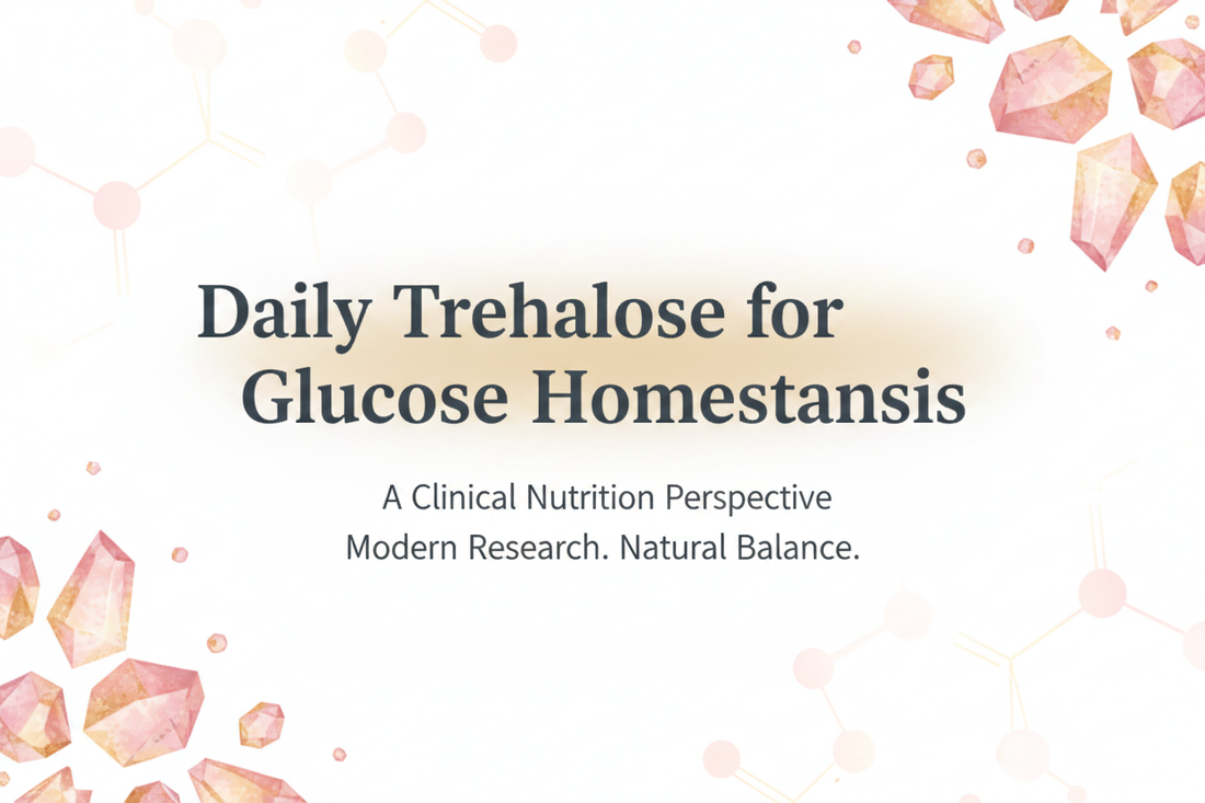 Daily consumption of one teaspoon of trehalose can help maintain glucose homeostasis
